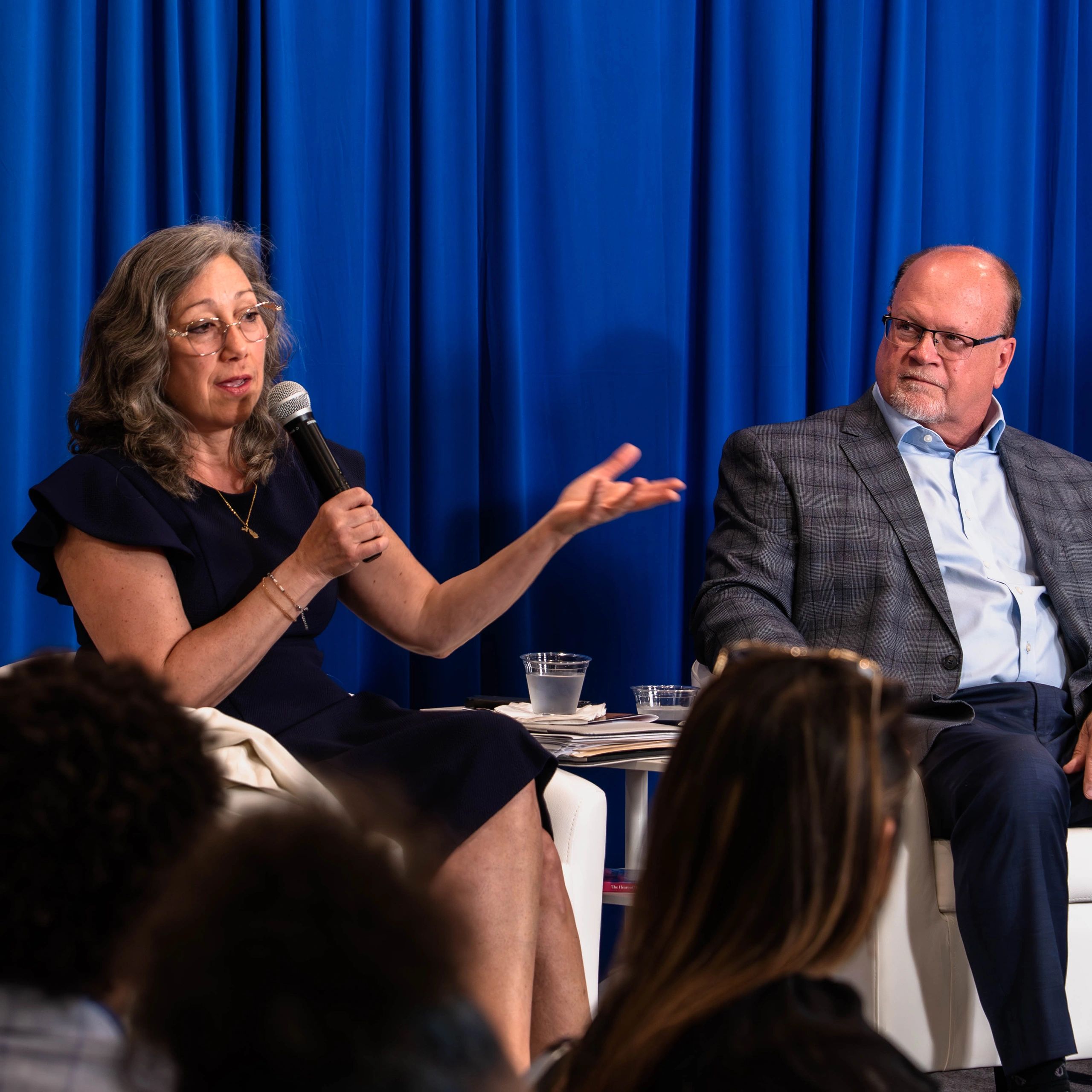 Panel discussion at Time to Lead event